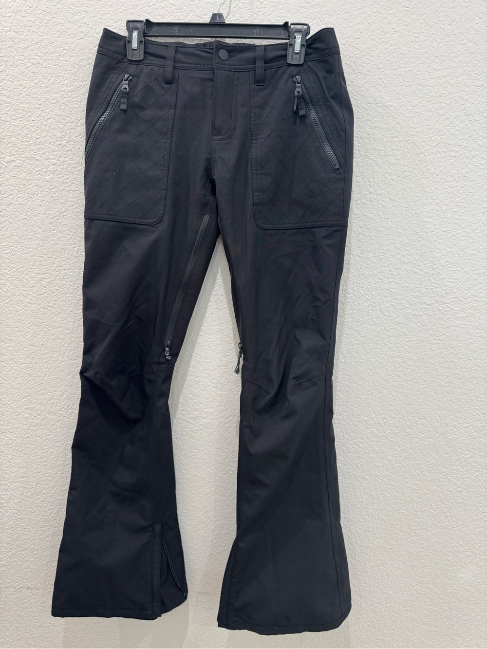 Burton Living Lining Snow Ski Pants Womens S Black Waterproof Vented Insulated